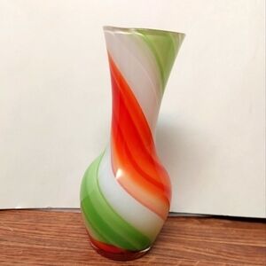 Vintage Enesco Small Art Glass Hand-blown Vase